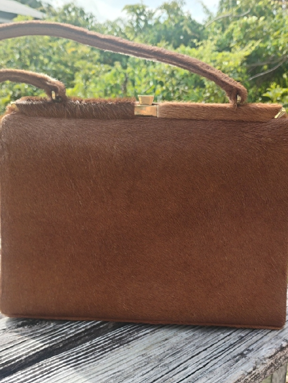 Cowboy Carl's Genuine Cowhide Purse W/Southwestern Inspired Jewelry Bundle 925 - Picture 2 of 14